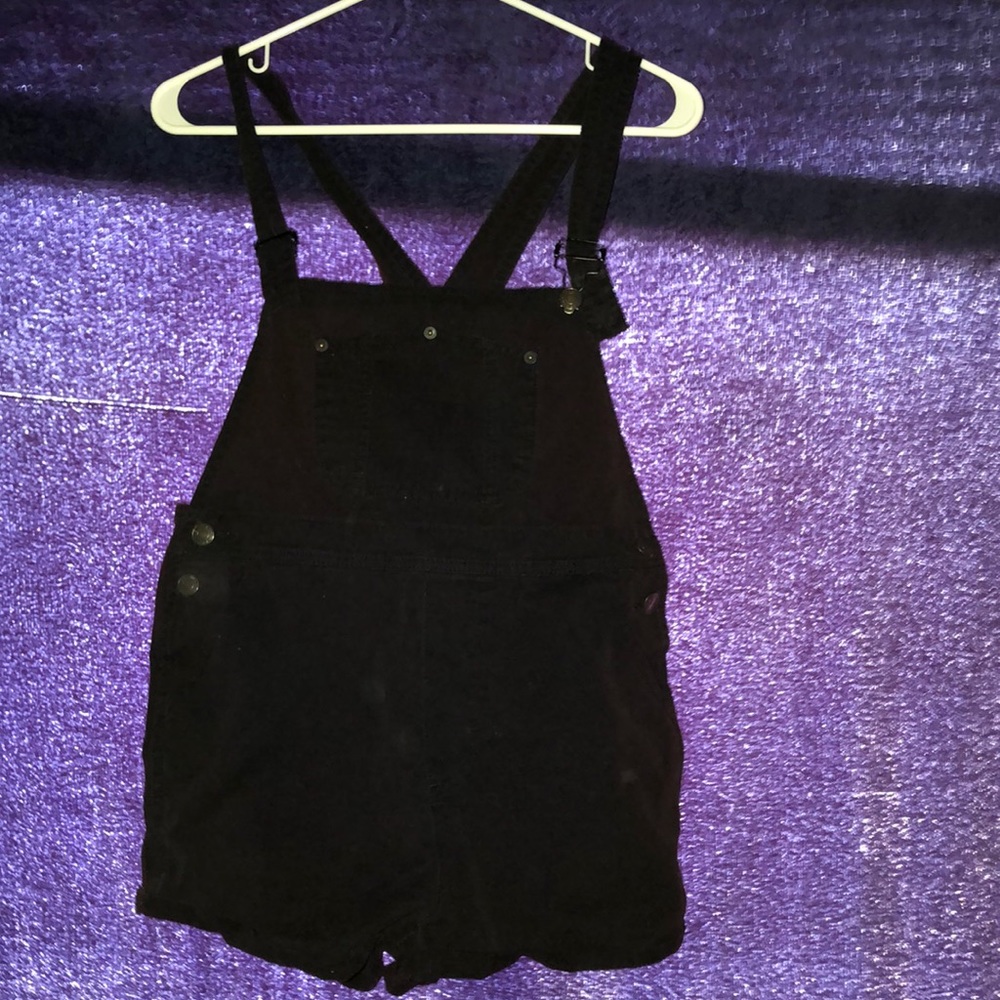 Black overalls